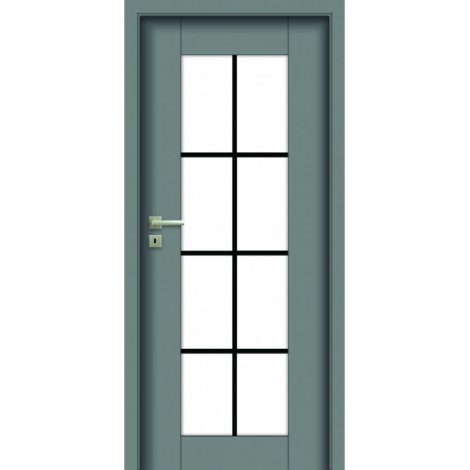 Drzwi wewnętrzne Pol-Skone Sedo W01S8 czarne szprosy