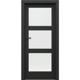 Drzwi wewnętrzne Porta Verte Home Czarny model N.3