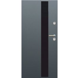 Drzwi wejściowe Delta Premium 56S Gładkie Lacobel L1