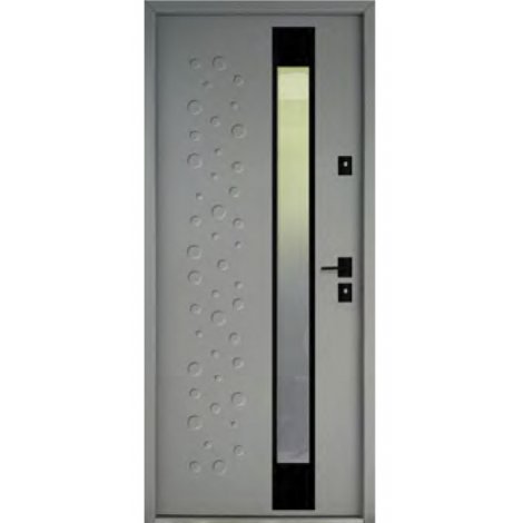 Drzwi wejściowe Delta Special 68SL Strukturo S1 Pasek Plus