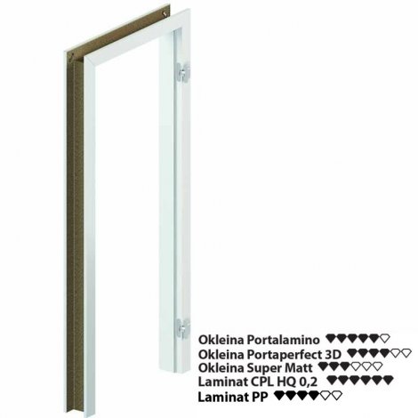 Ościeżnica regulowana bezprzygowa PORTA System Elegance Portadur, Portalamino, Portaperfect 3D, CPL HQ gr. I