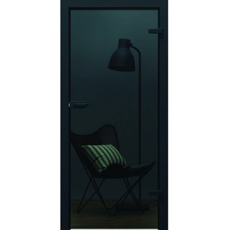 Drzwi wewnętrzne szklane Porta Glass szyba grafitowa